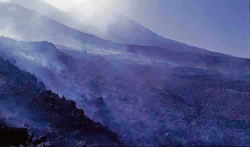 Jacques Padet : Etna - Coulée de lave